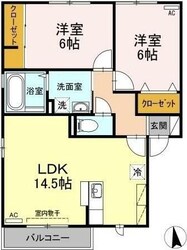 ウィルモア津田本町　Ａ棟の物件間取画像